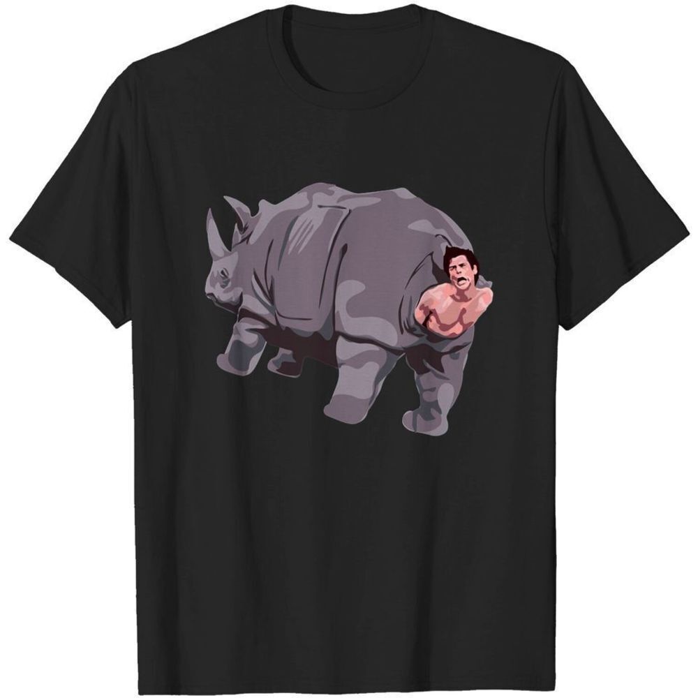 Ace Ventura Rhino Movie Comedy Fan Graphic T-Shirt